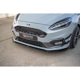 Накладка сплиттер на передний бампер на Ford Fiesta VIII ST